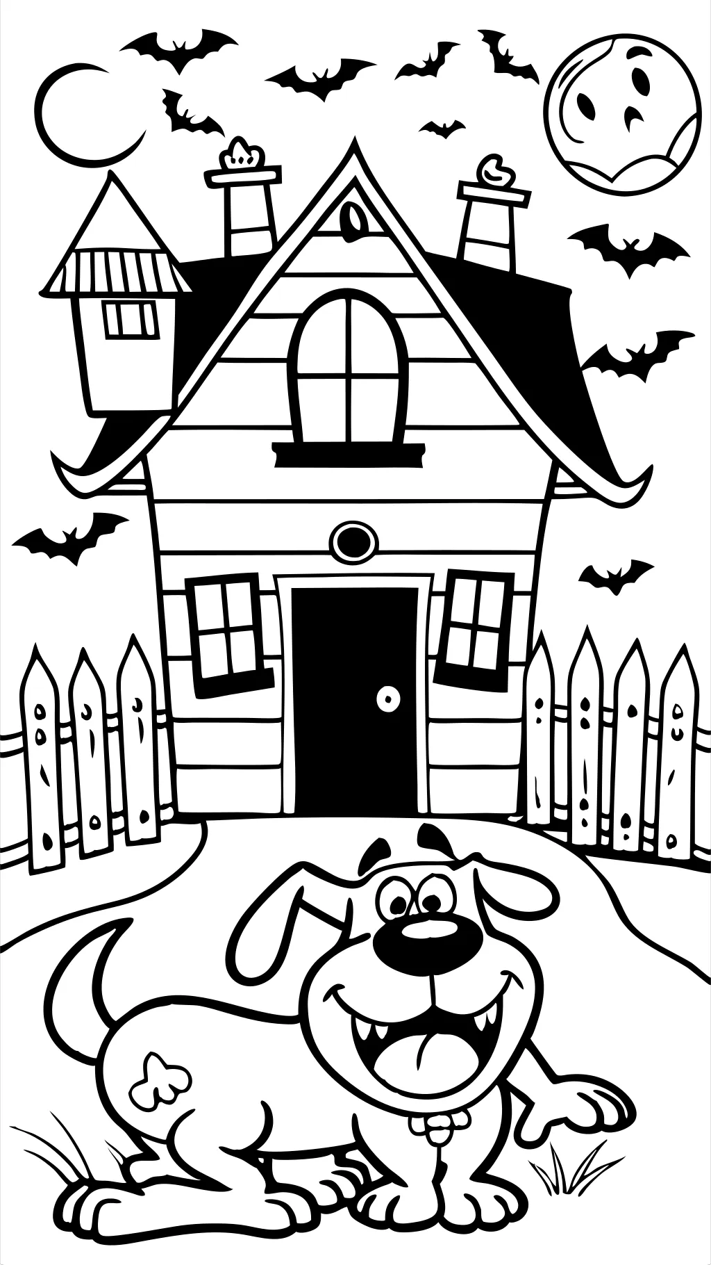 courage the cowardly dog coloring page